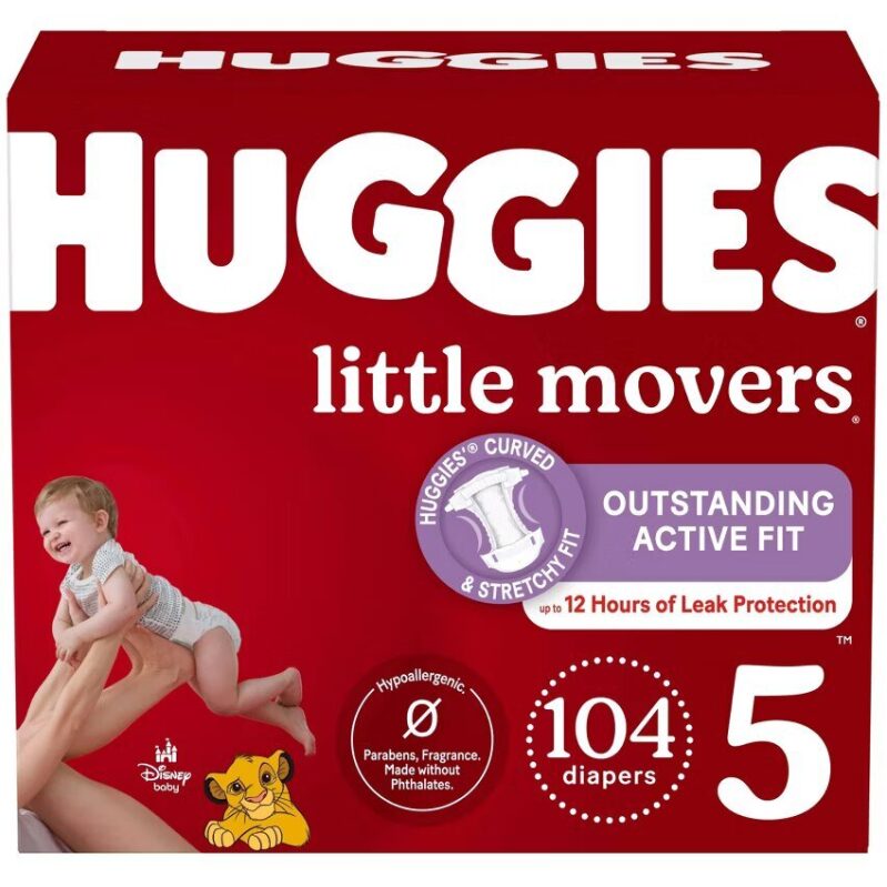 Huggies Little Movers Diapers Size 5 - 104ct