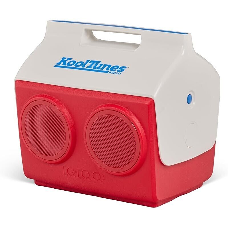 Igloo Kool Tunes Retro Bluetooth Boombox Cooler 14Qt with Speakers