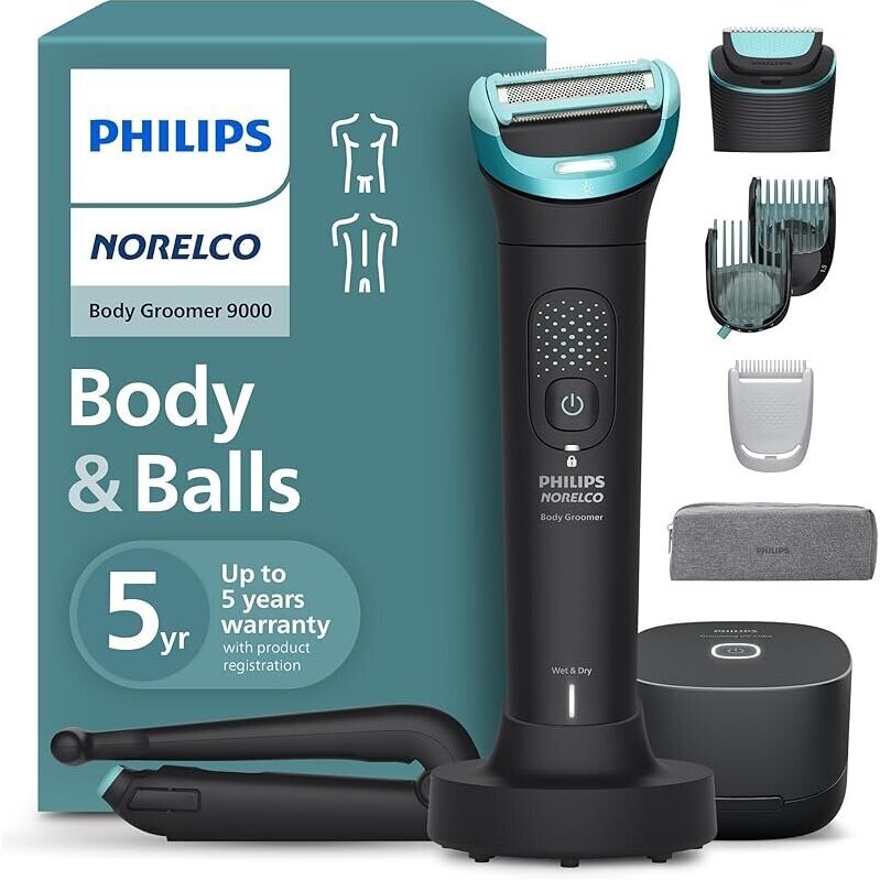 Philips Norelco Body Groomer 9000 Series: Full Body Trimming Kit