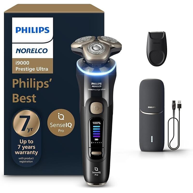 Philips Norelco Shaver i9000 Prestige Ultra Wet & Dry Electric Shaver