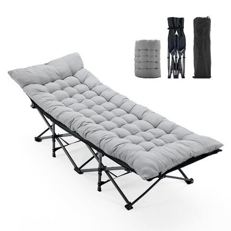 OLIXIS Folding Camping Bed, $49.97 - Best Deal on Amazon
