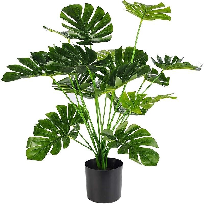 Large Artificial Floor Plant by Toopify - 28 Inch Tall Tropical Palm