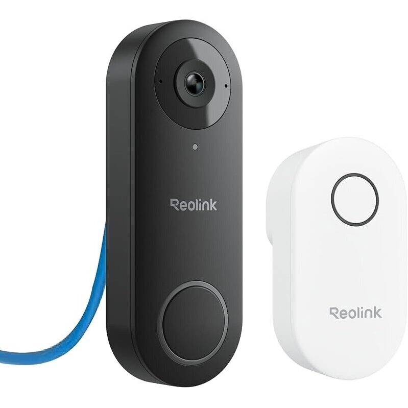 Reolink Smart 2K+ Wired PoE Video Doorbell with Chime