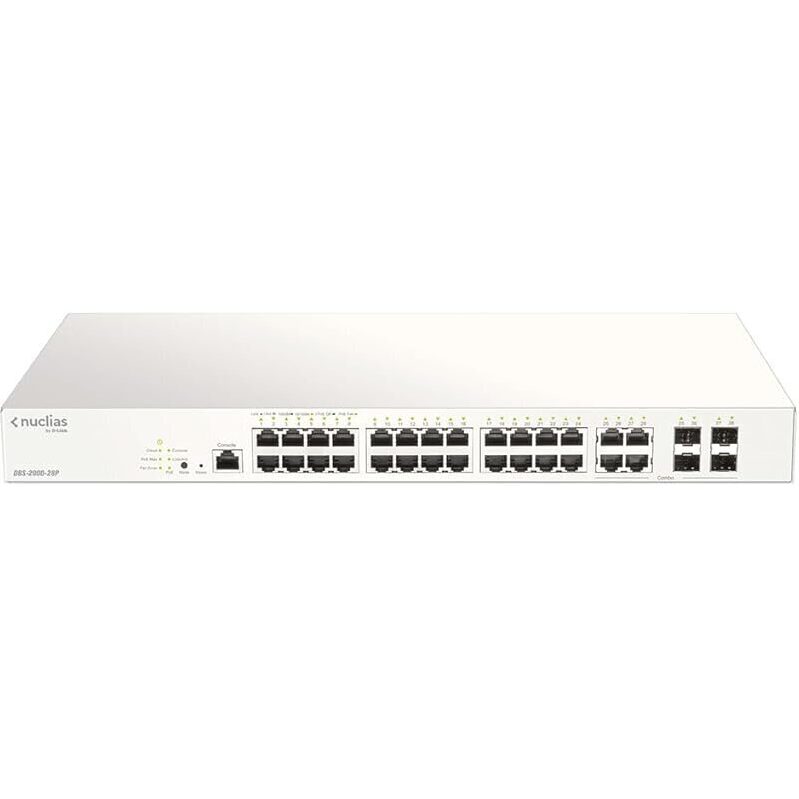 28-Port PoE+ Switch: D-Link DBS-2000 Series for SMBs