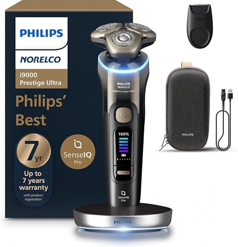 Philips Norelco i9000 Prestige Ultra Shaver - Smart, Efficient, and Stylish