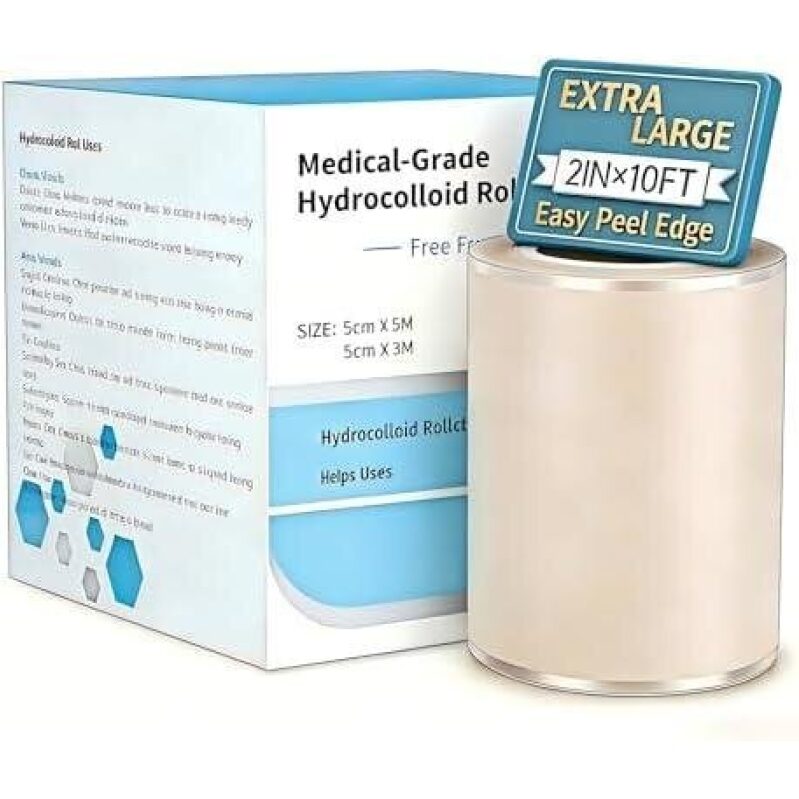 Medical Grade Hydrocolloid Roll for Wound Care with Edges 50%OFF