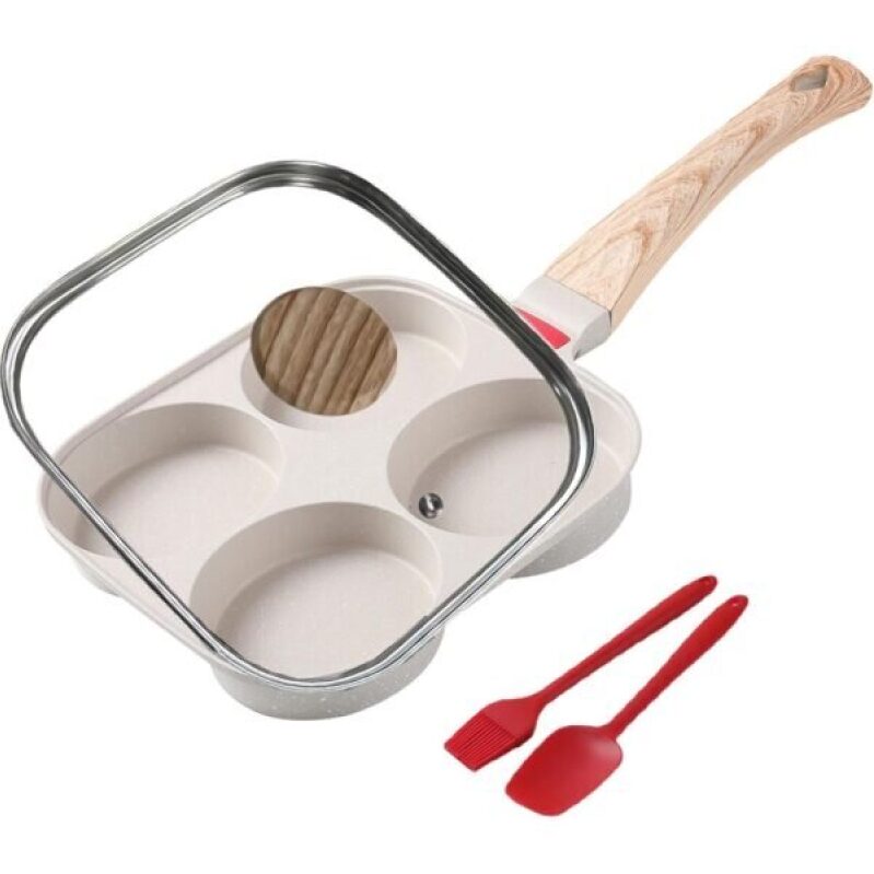 Foorey Home Nonstick Egg Pan - 4 Cups, 46% Discount
