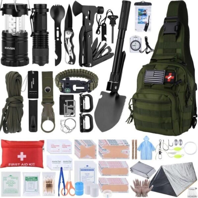 Survival Kit Bundle: 250 Tactical Tools & First Aid Essentials - 40% Off