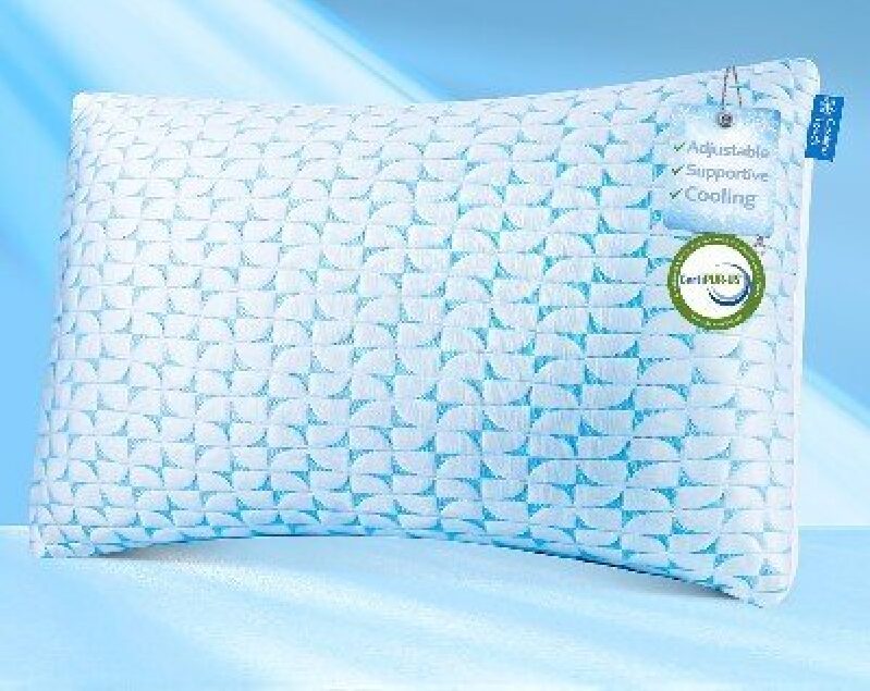 QUTOOL Memory Foam Pillow - Standard Size, Cooling & Adjustable