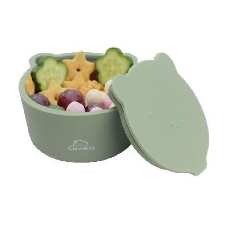 Eco-Friendly 4.4oz Silicone Snack Box - Perfect for Kids' Lunches