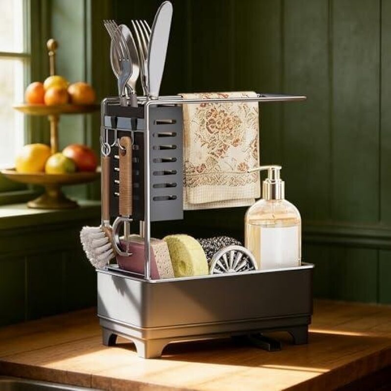 MOUKABAL Kitchen Sink Sponge Rack - 59% Off
