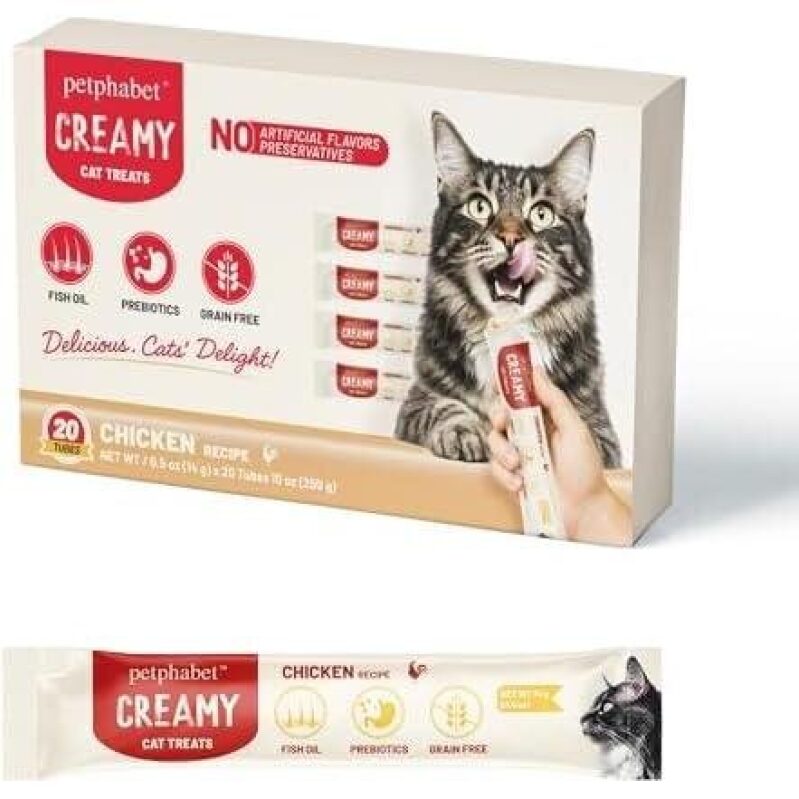 Petphabet Creamy Cat Treats - High Protein Chicken Recipe