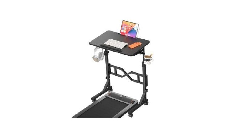 Oransail Small Standing Desk with Wheels: Perfect for Treadmill Desks