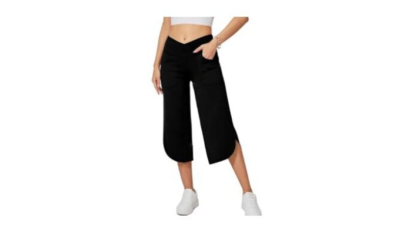 gaimoliso Capri Pants for Women - Versatile Wide Leg Casual Pants