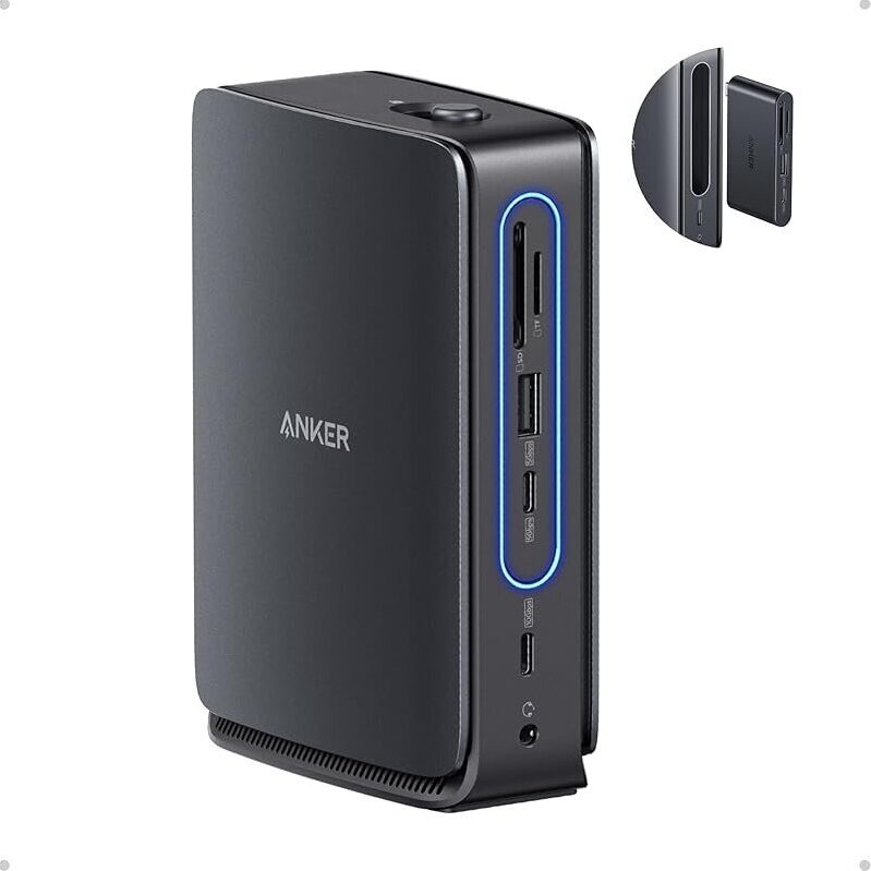 Anker Nano 13-in-1 Laptop Docking Station with Detachable 6-in-1 Hub