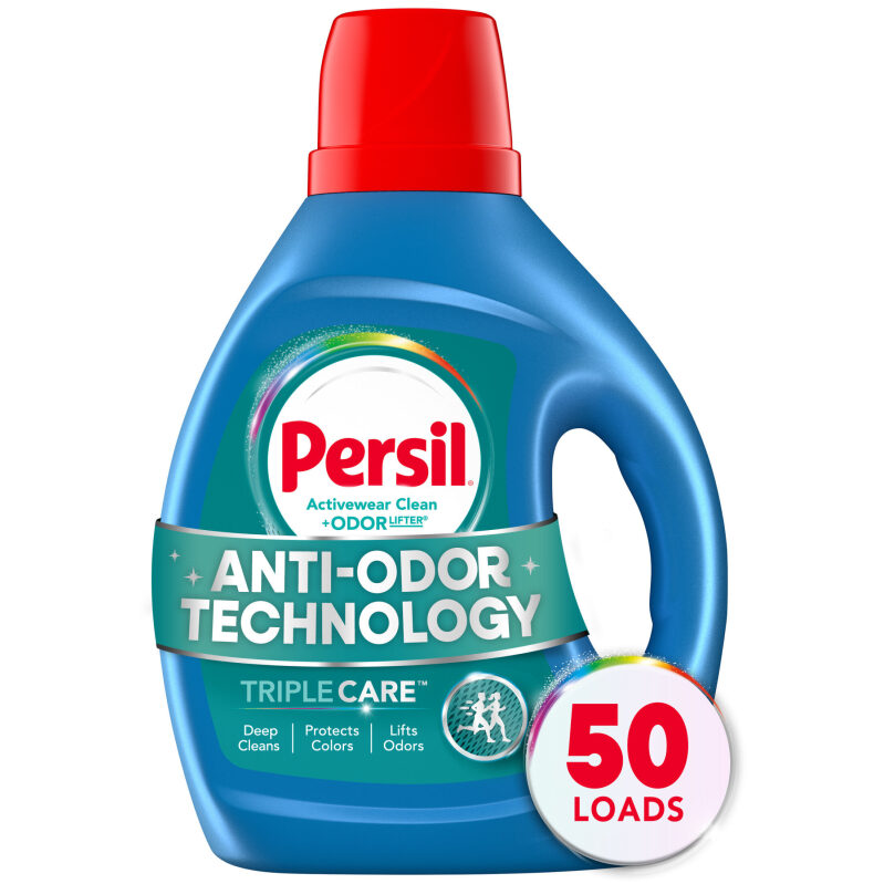 Persil Activewear Clean Liquid Laundry Detergent: Original, 84oz, 50 Loads