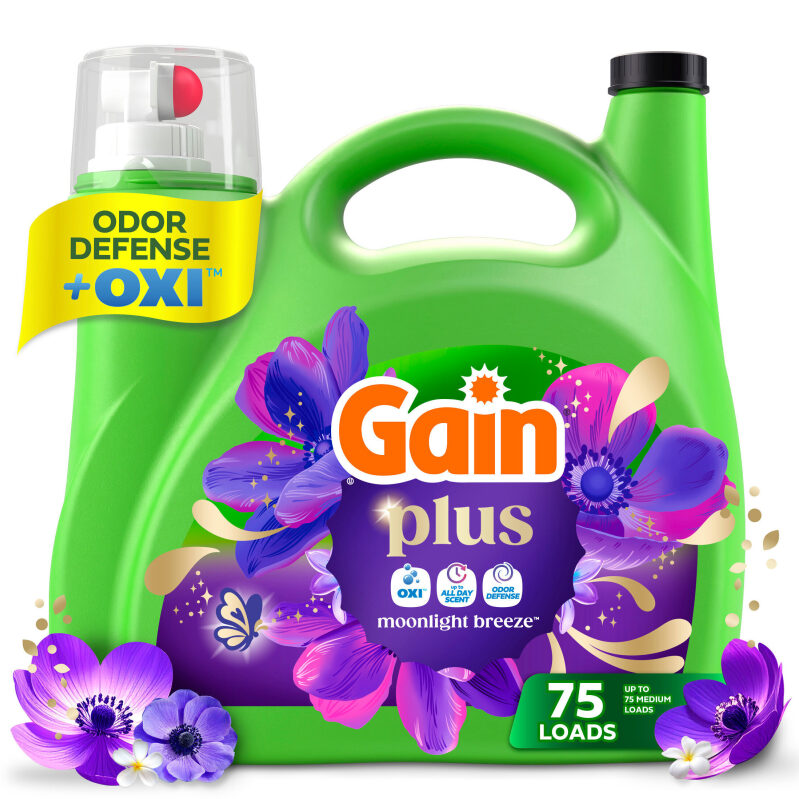 Gain Plus Liquid Laundry Detergent - 99oz, 75 Loads + $3 Walmart Cash