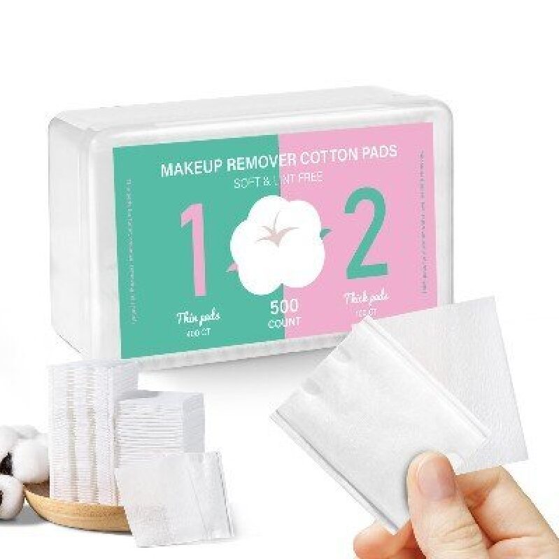 Premium Makeup Remover Cotton Pads - Soft & Lint-Free