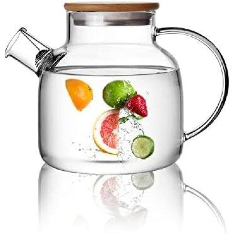 60% OFF - 40.6oz Heat-Resistant Glass Teapot Set
