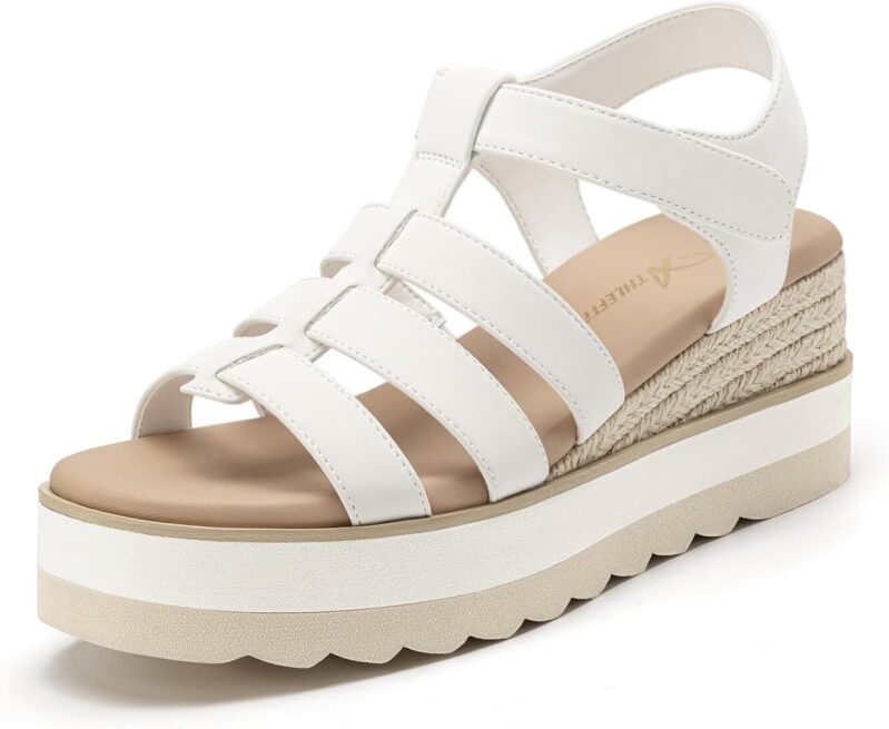 Athlefit Women's Espadrille Low Wedge Sandals - Unbeatable Summer Style