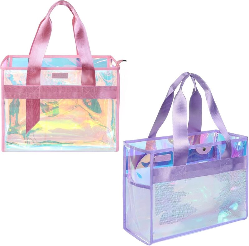 2-Piece 26L Iridescent Beach Bags for Women - $25.99 Deal