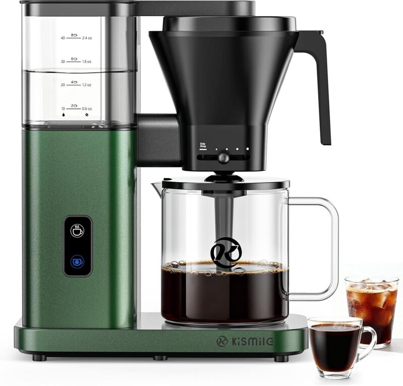 Kismile 8 Cup Drip Coffee Maker - Perfect for Coffee Lovers