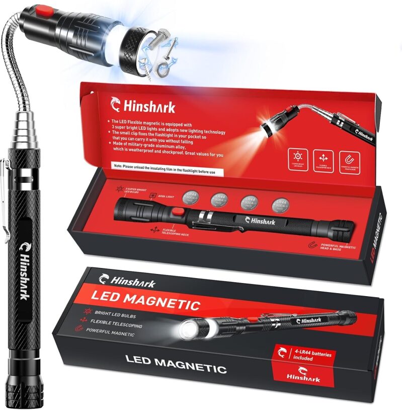 Hinshark Telescoping Magnetic Pickup Tool - Best Deal on Amazon
