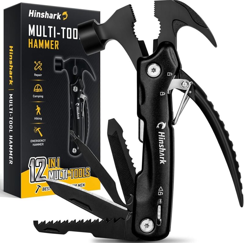 12-in-1 Hammer Multitool - Essential for Every Toolbox