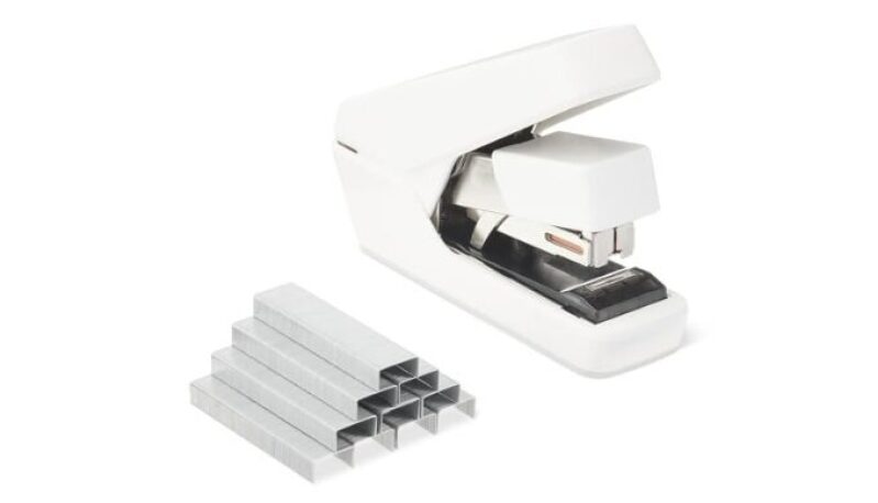 Amazon Basics Heavy Duty Stapler - White