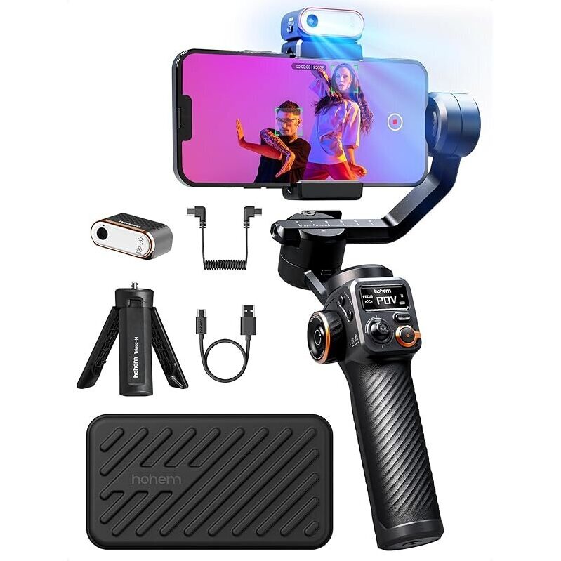 hohem iSteady M6 3-Axis Gimbal Stabilizer Kit for Smartphone with AI Tracking