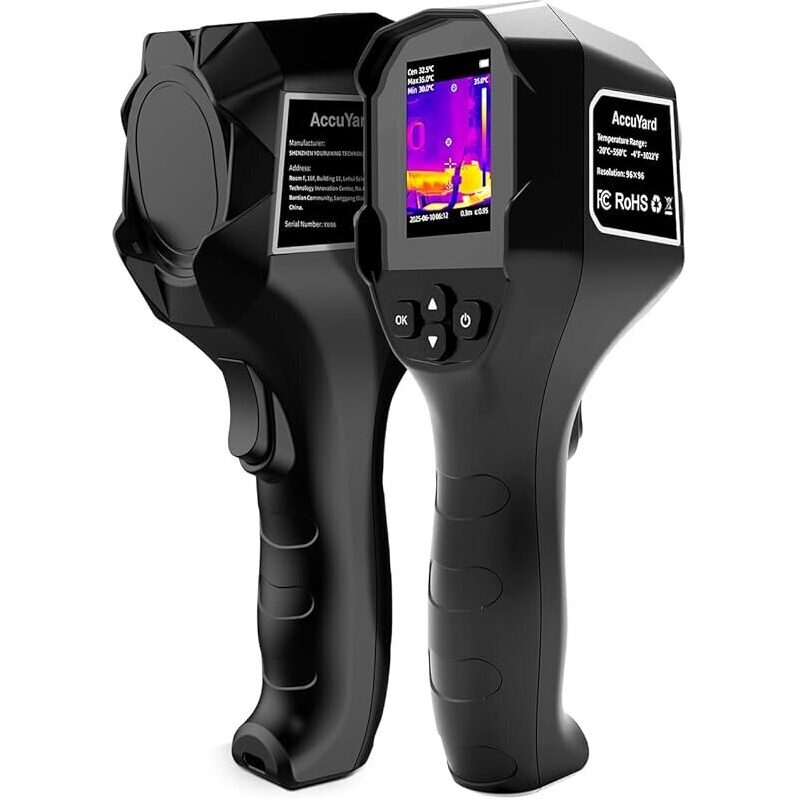 AccuYard 240x240 25Hz Handheld Thermal Imaging Camera - High-Precision Thermal Inspection Tool