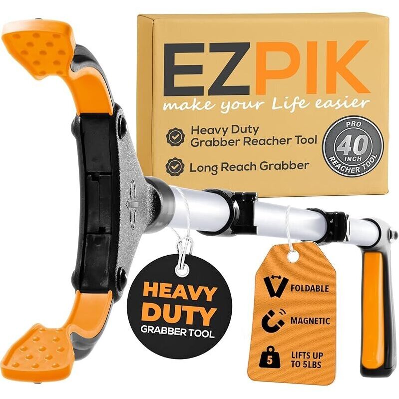 EZPIK Pro 40-inch Grabber Tool - Ideal for Elderly