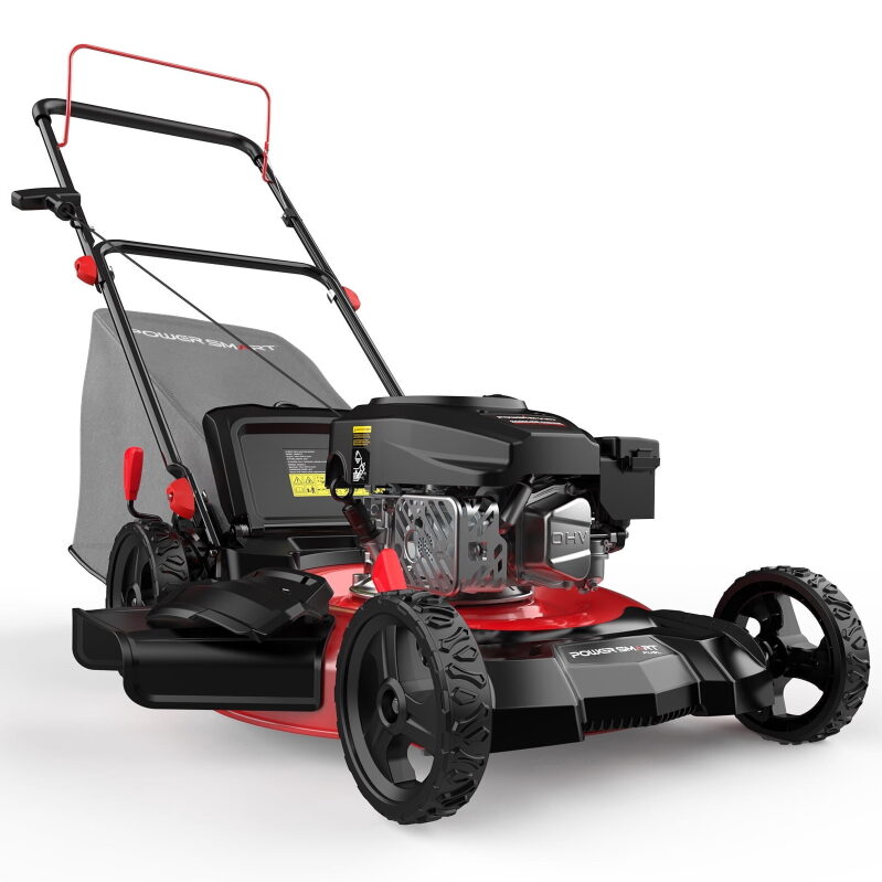 PowerSmart 21-in 144cc Gas Push Lawn Mower - 3-in-1 Cutting