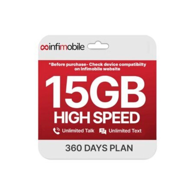 18-Month Unlimited Talk / Text + 15GB Data Infimobile Plan - Great Value Deal