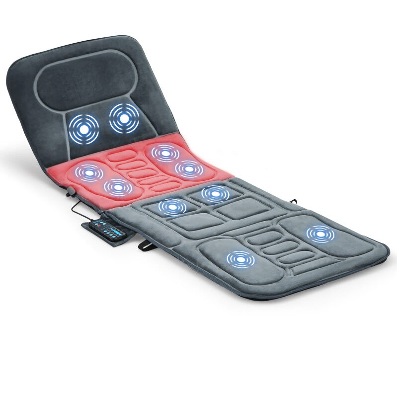 Costway Foldable Massage Mat with Heat - Full Body Relief