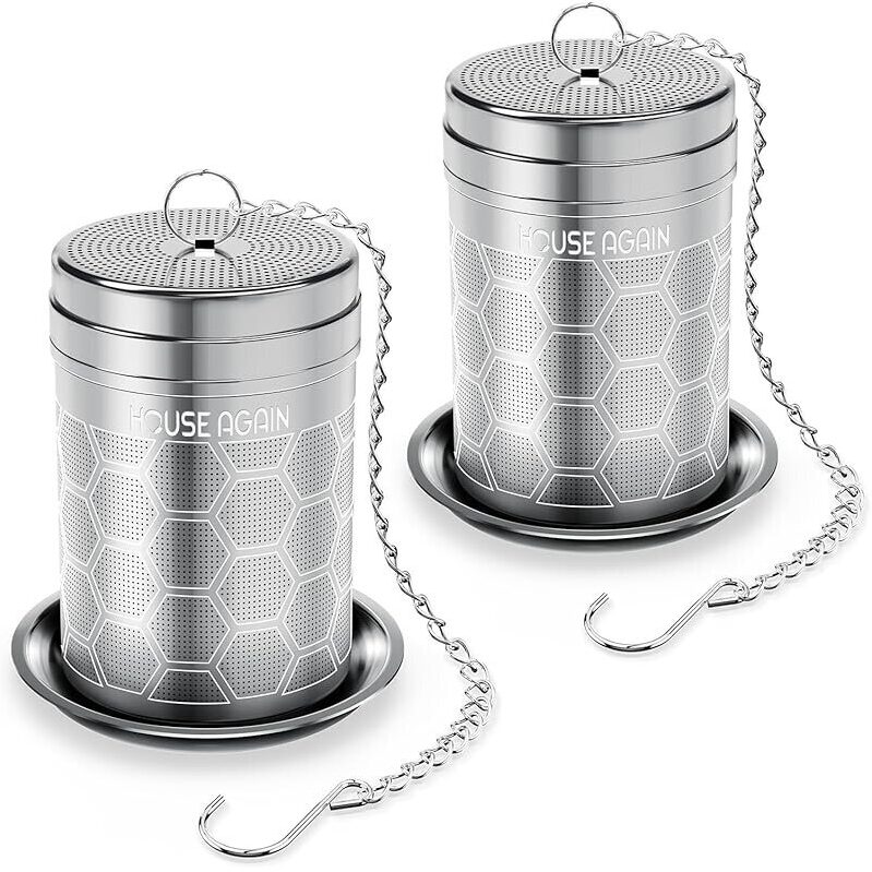 House Again Stainless Steel Tea Infusers - Premium Quality, 2 Pack