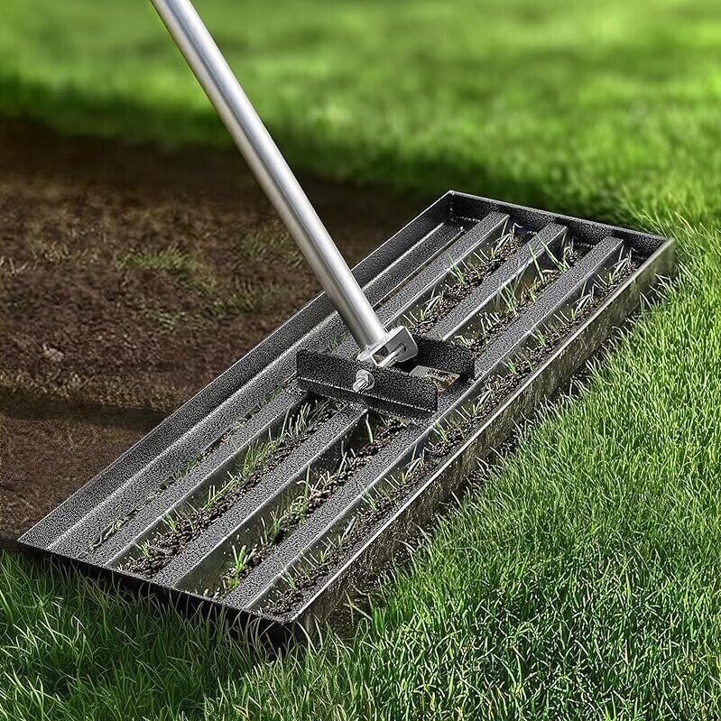KANGREST 30x10-inch Lawn Leveling Rake - Effortless Lawn Care