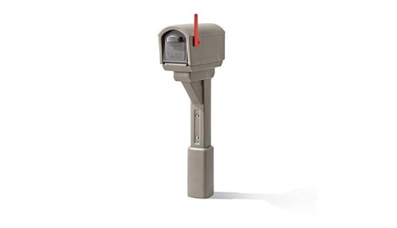 Step2 MailMaster Express Mailbox & Post - Weather Resistant, Large Outdoor Mailboxes