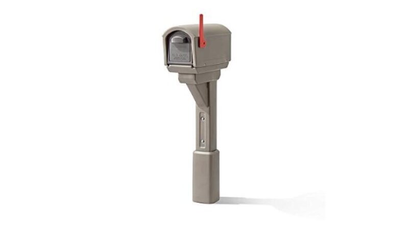 Step2 MailMaster Express Mailbox & Post - Weather Resistant, Large Outdoor Mailboxes