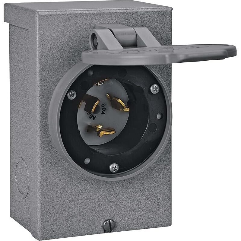 Reliance Controls PB50 50-Amp NEMA 3R Power Inlet Box - Essential Outdoor Electrical Safety