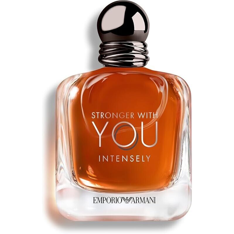 Emporio Armani Stronger With You Intensely Cologne - Long-lasting Woody Fragrance for Men