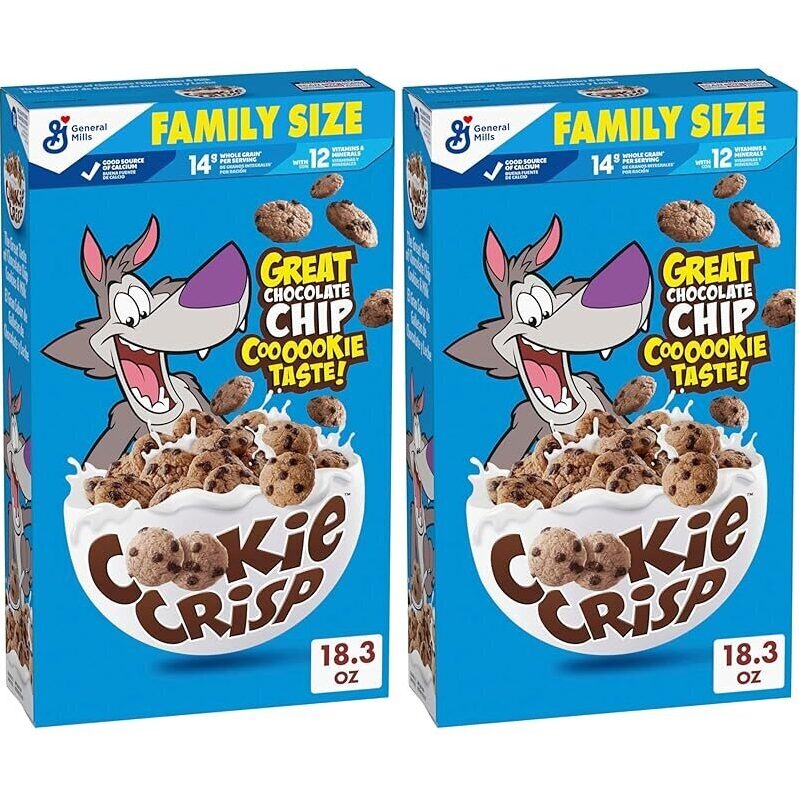 Family Size Cookie Crisp Chocolate Chip Cereal - 2 Pack