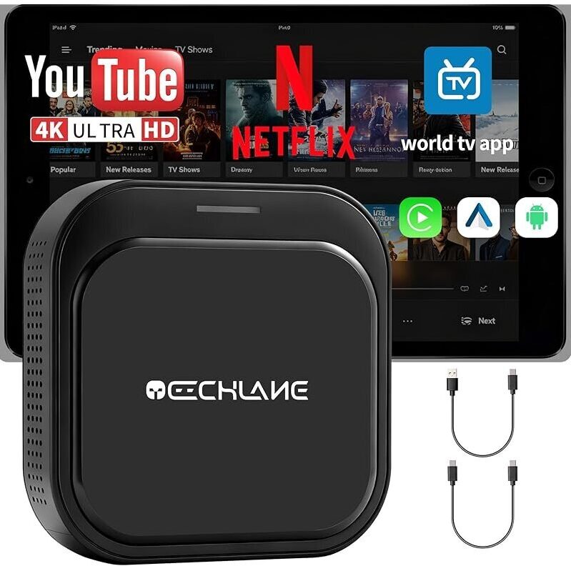 Techlane Wireless CarPlay & Android Auto Adapter - Enhance Your Drive