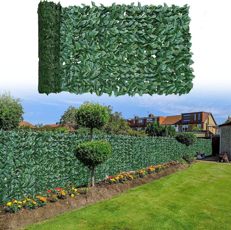 BSHAPPLUS 39-in x 157-in Ivy Privacy Fence Screen - Natural Look, No Maintenance