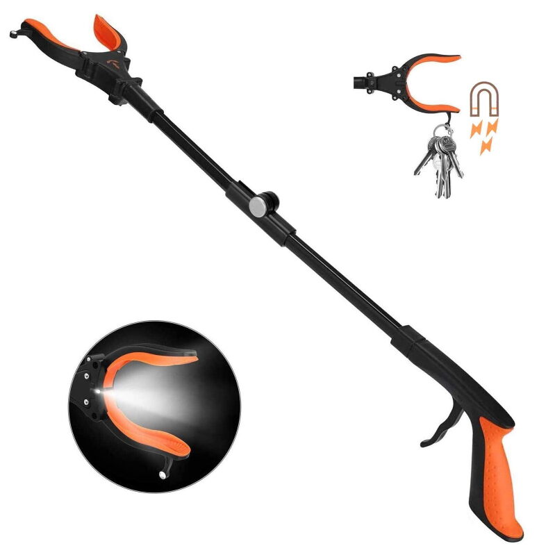 32-in Reacher Grabber Tool with Light - Perfect for Everyday Use