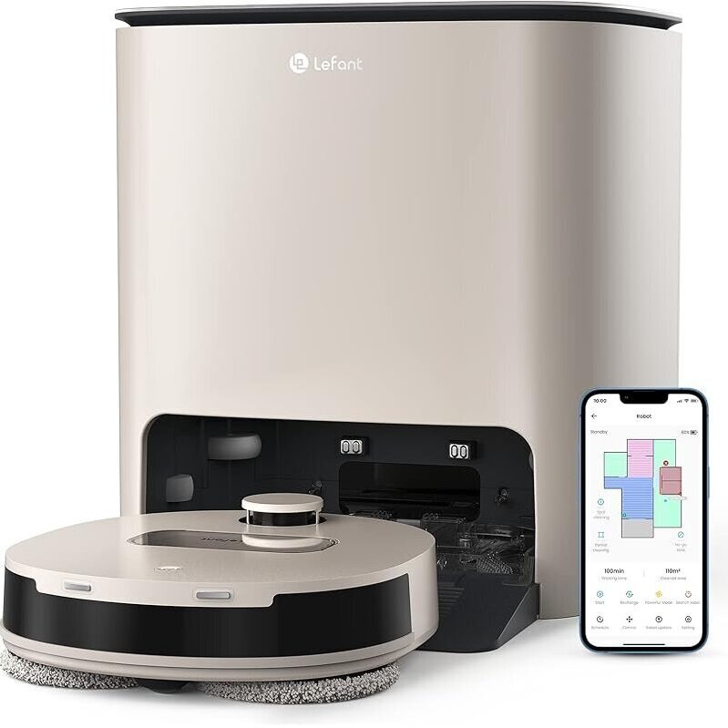 Lefant T1 Self-Cleaning Robot Mop: Smart Mapping & Mopping Excellence