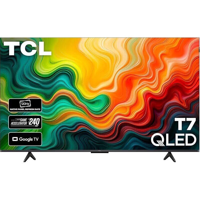 TCL 55T7 55 Inch Class 4K QLED HDR Smart Google TV - Smooth, Bright, and Smart Viewing