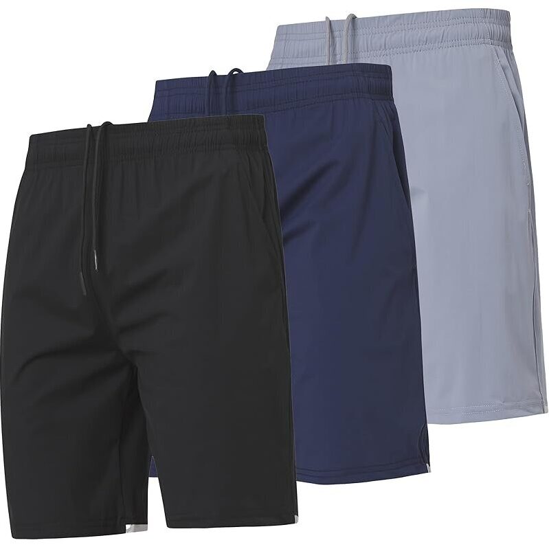 3pk Ultra Performance Men's Athletic Running Shorts - Versatile Workout Gear