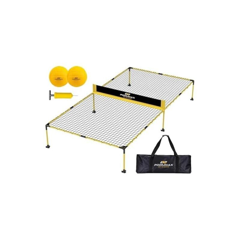 PodiuMax Outdoor Family Game Table - Portable Table Tennis for Backyard Fun