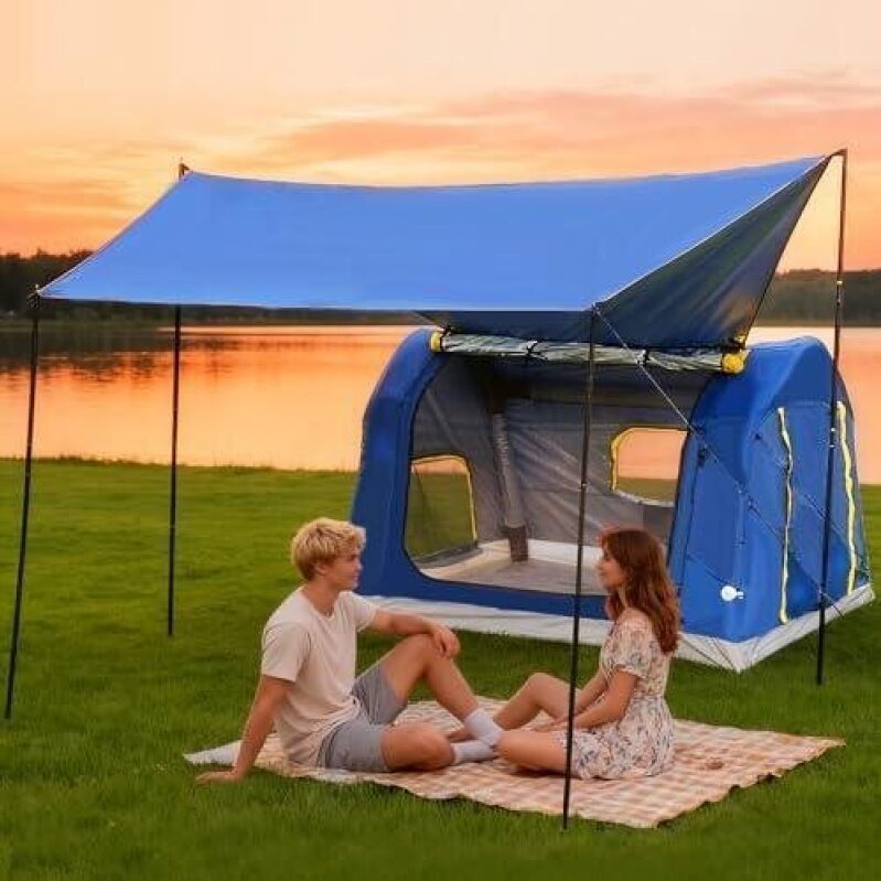 Triple-Person Inflatable Tent - 50% OFF